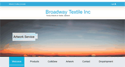 Desktop Screenshot of broadwaytextileinc.com